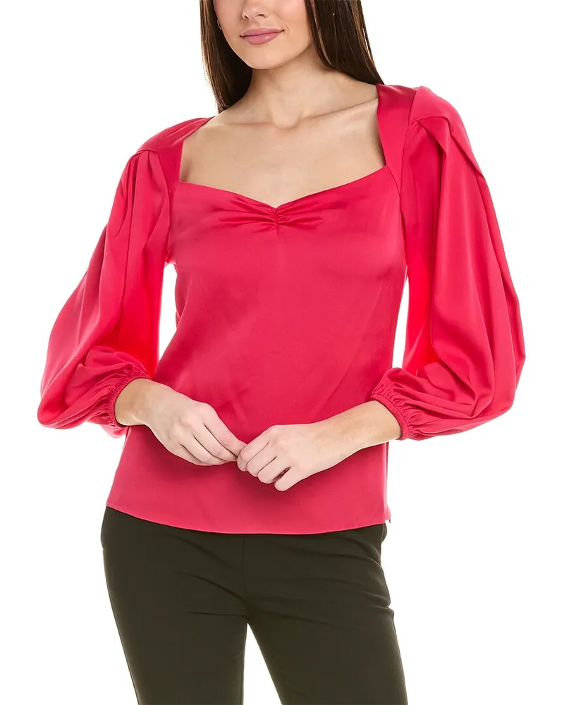Emanuel Ungaro Jovanna Silk-Blend Blouse Nocolor