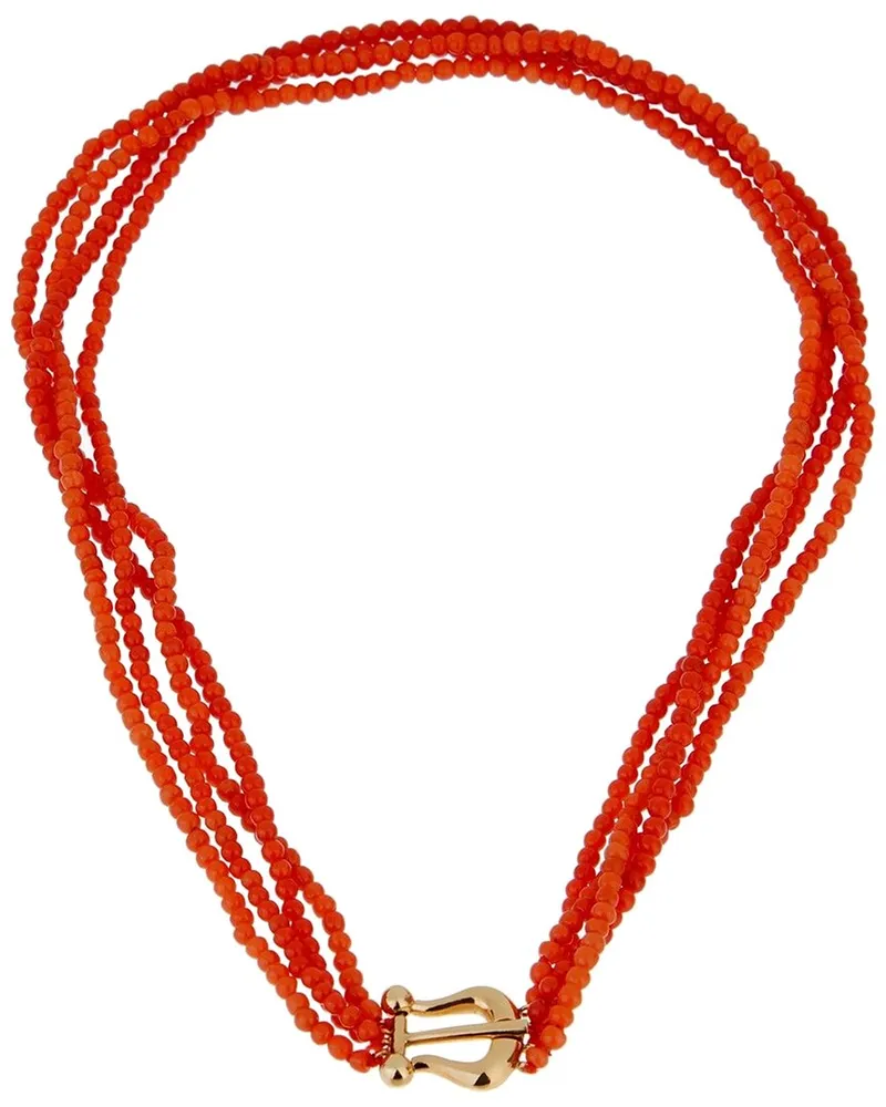 Tiffany & Co. 18K Coral Paloma Picasso Necklace (Authentic Pre-Loved Nocolor