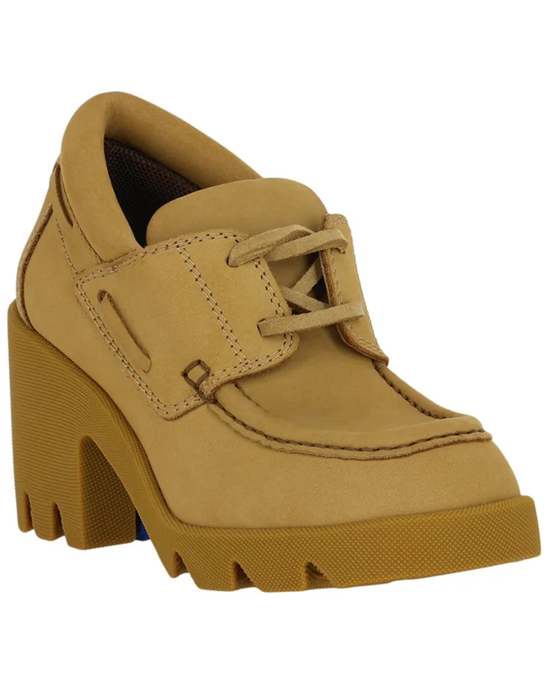 Burberry Leather Pump Brown