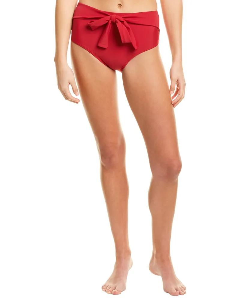 Andrea Iyamah Maven Bikini Bottom Red
