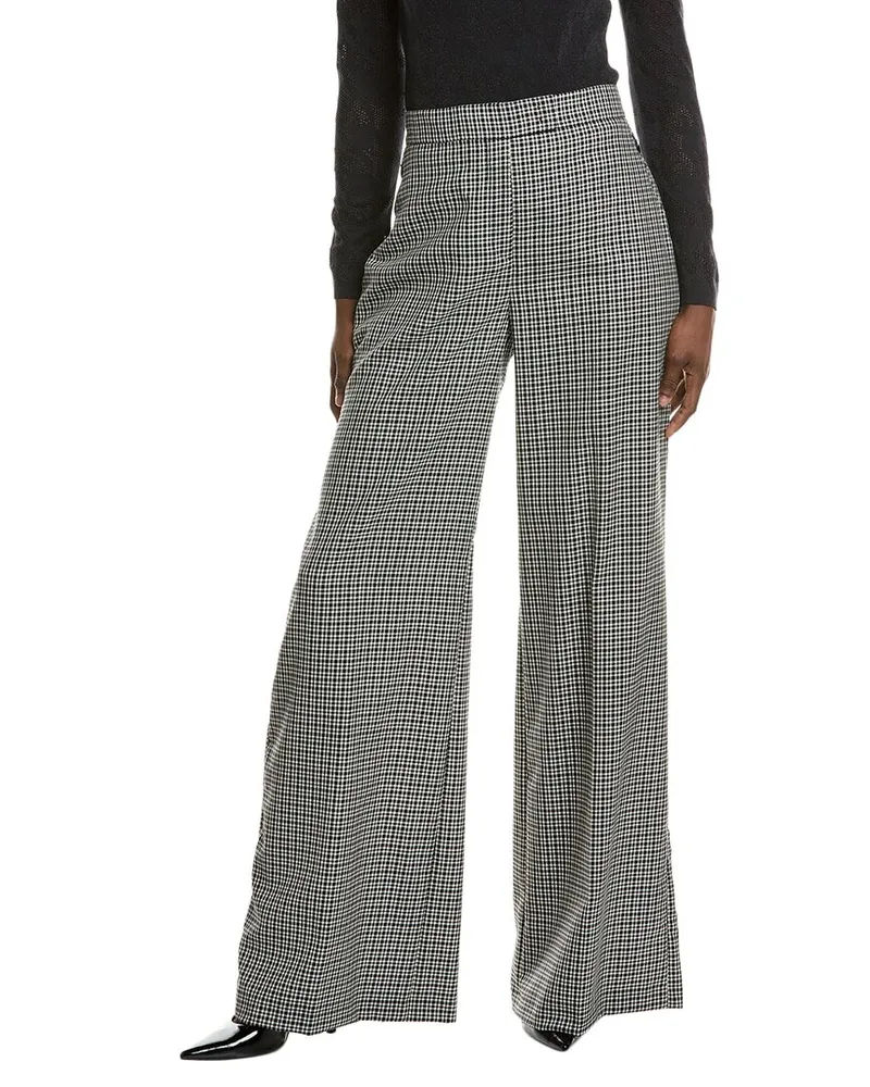 Akris Floretta Wool Pant Black