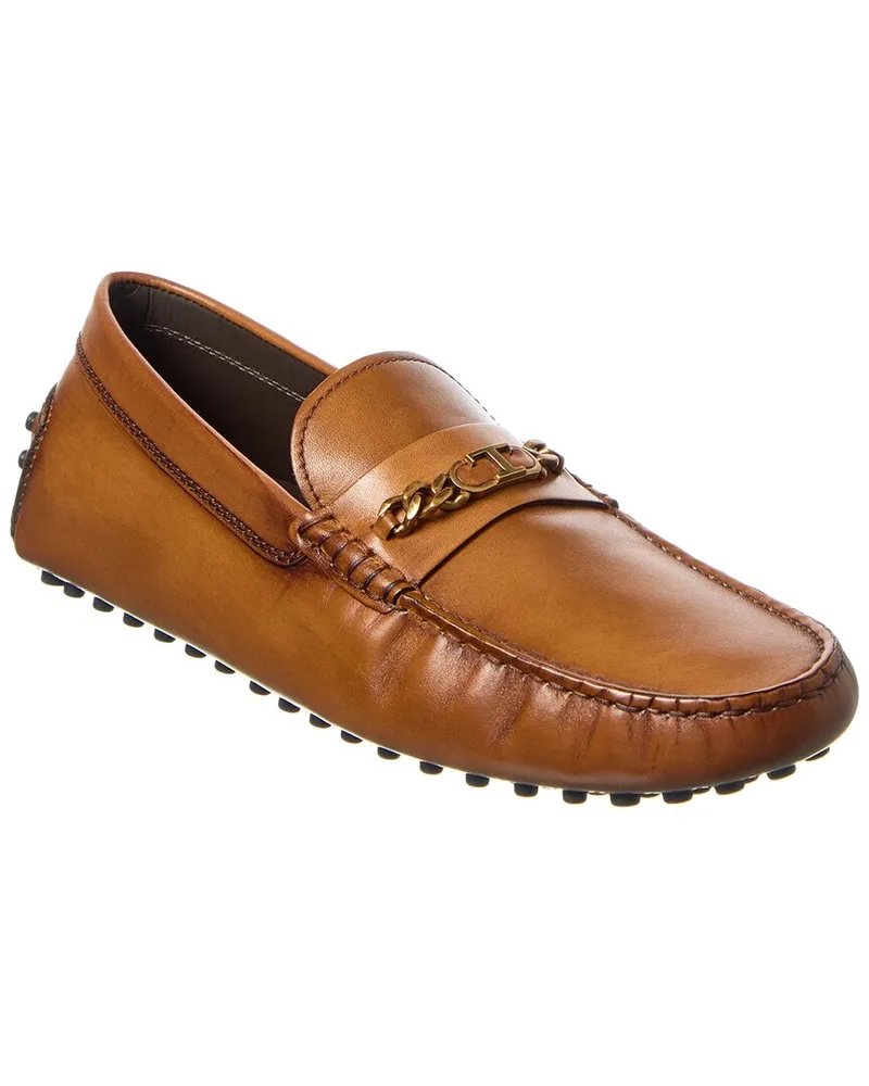 TOD'S TOD’s Gommino Leather Loafer Brown