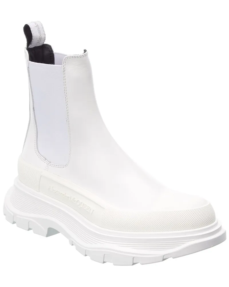 Alexander McQueen Tread Slick Leather Boot Nocolor