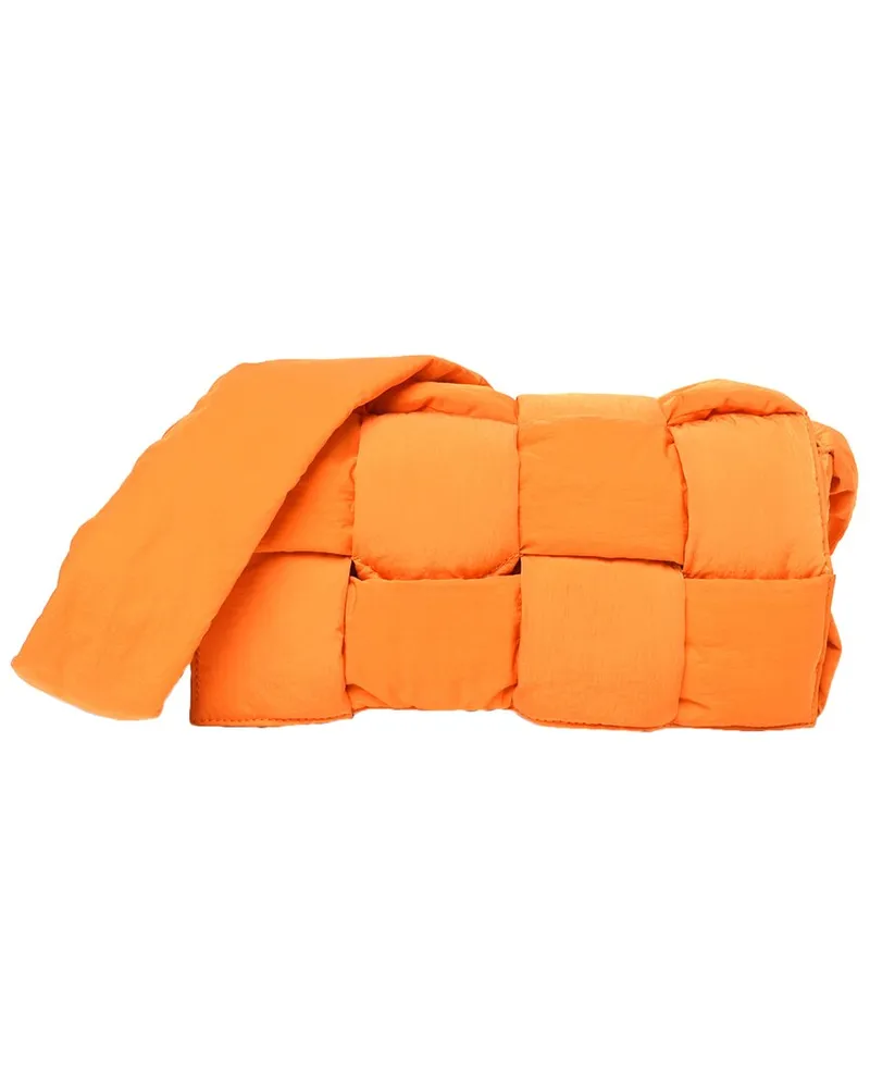 Bottega Veneta Orange Intrecciato Nylon Padded Tech Cassette Bag (Authentic  Pre-Loved Nocolor