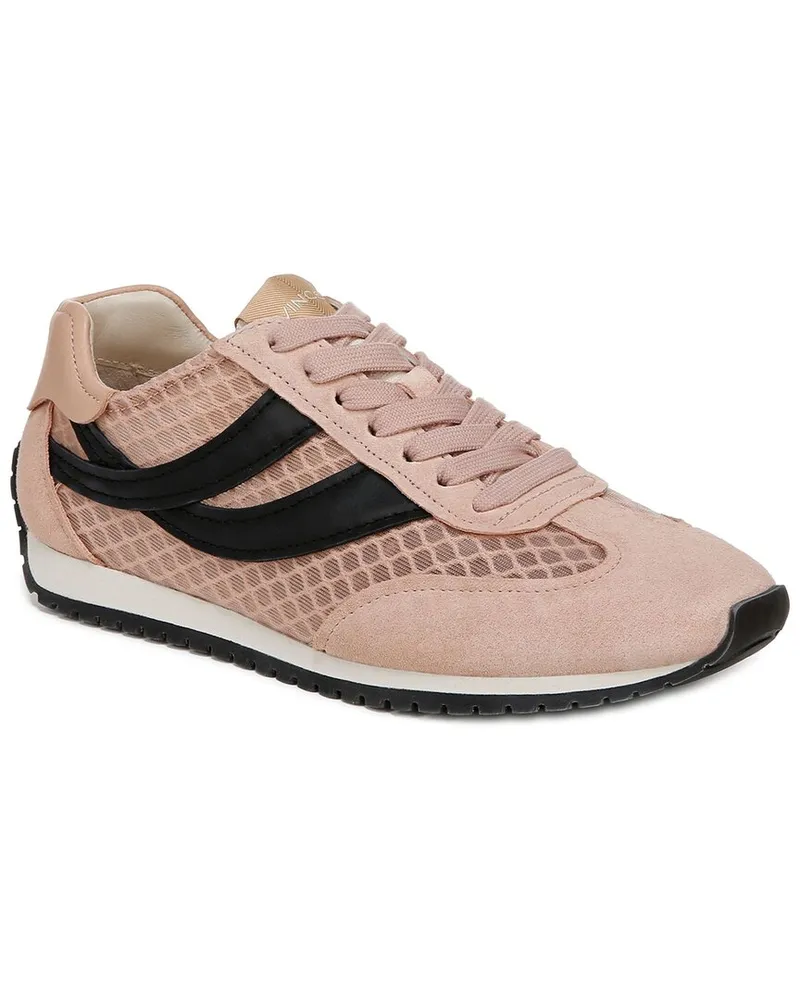 Vince Oasis Mesh Leather Lace-Up Runner Nocolor