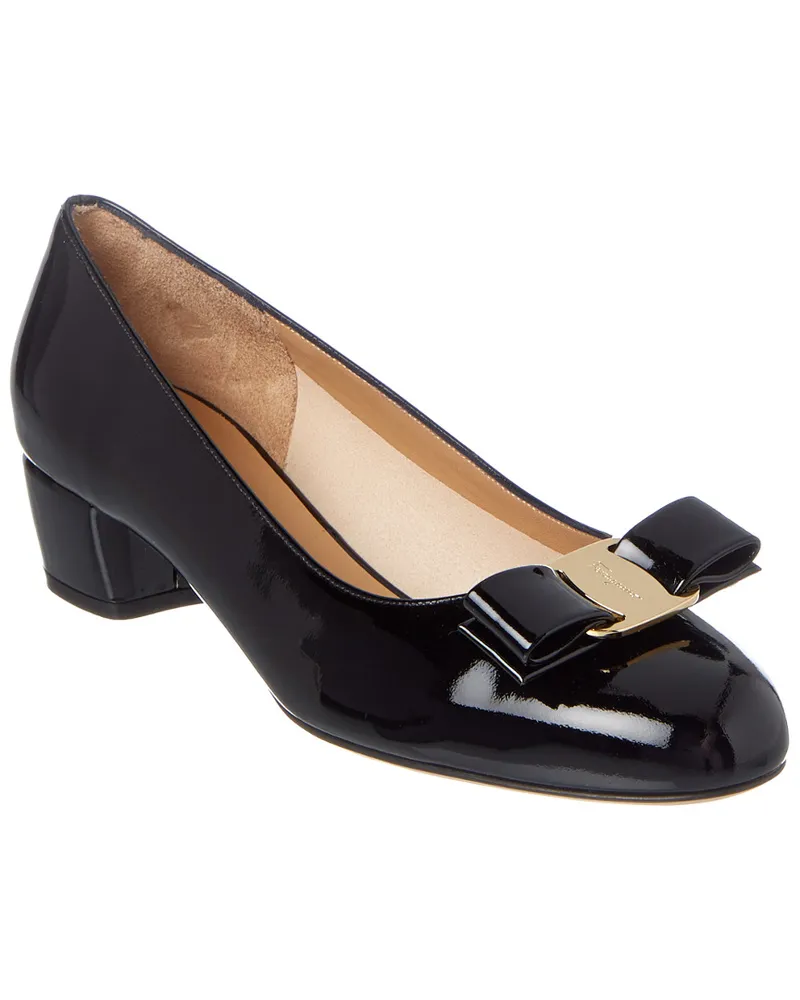 Ferragamo Vara Patent Pump Nocolor