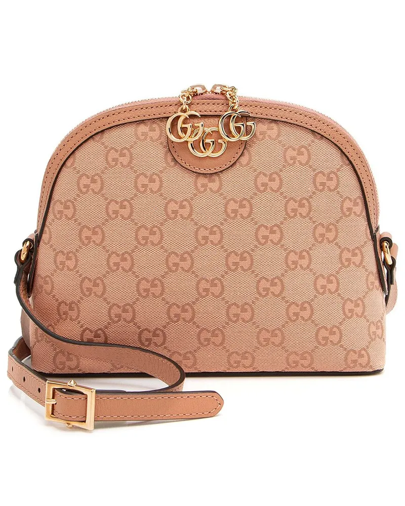 Gucci Pink GG Canvas Ophidia Dome Small Shoulder Bag (Authentic Pre-Loved Nocolor