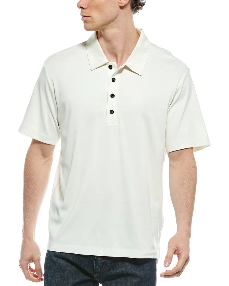 Rag & Bone Cliff Polo Shirt Grey