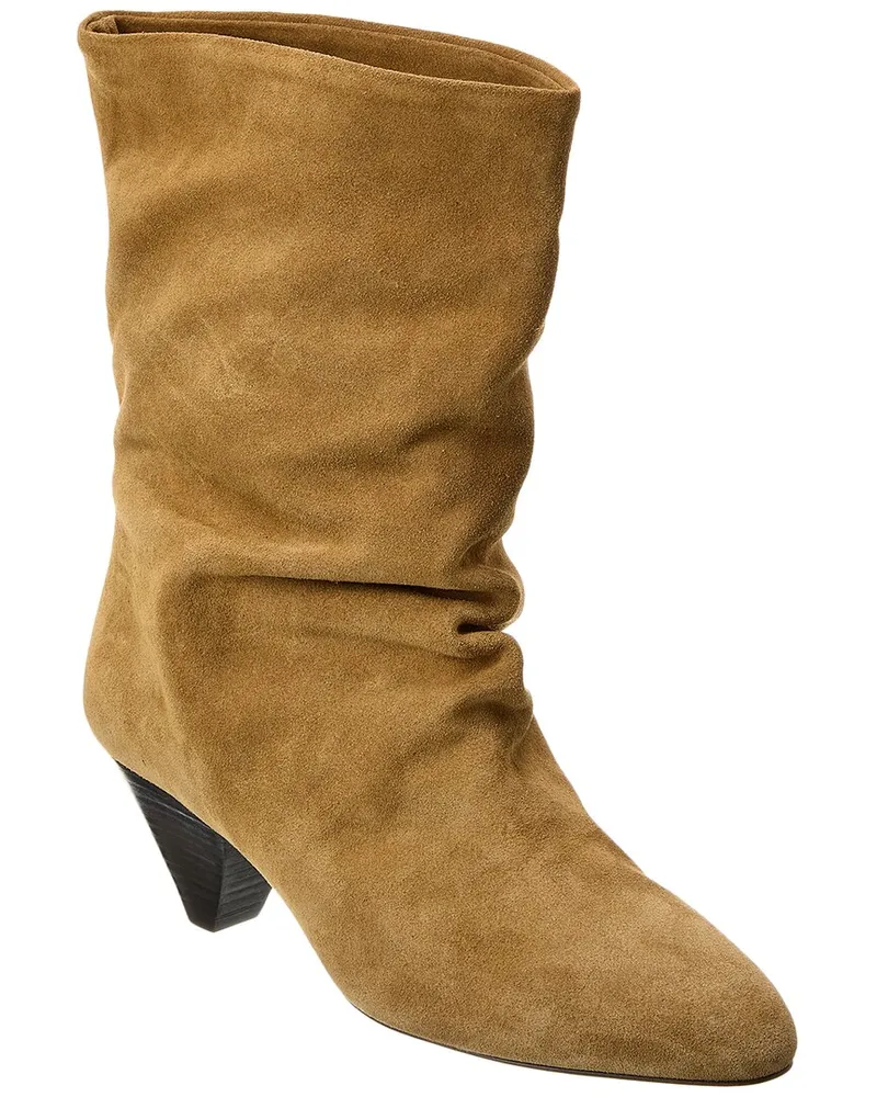 Isabel Marant Reachi Suede Boot Brown