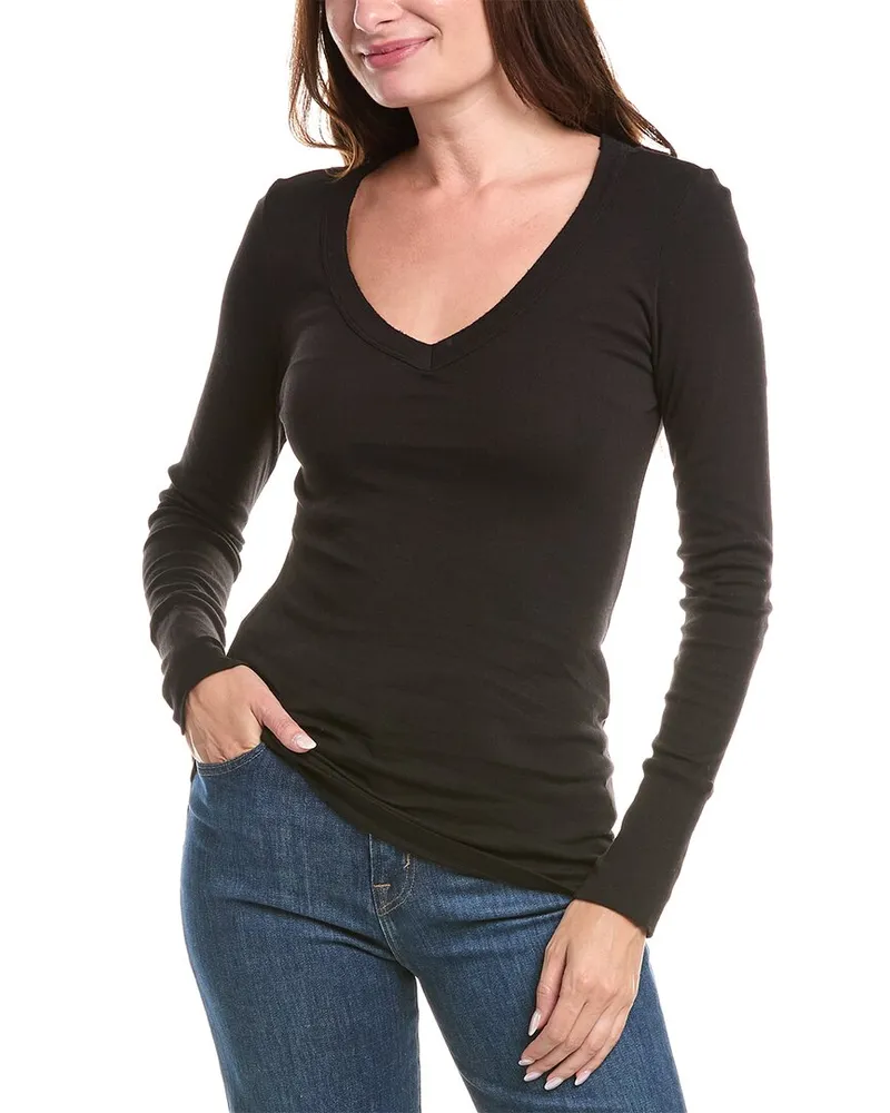 Michael Stars Molly T-Shirt Black