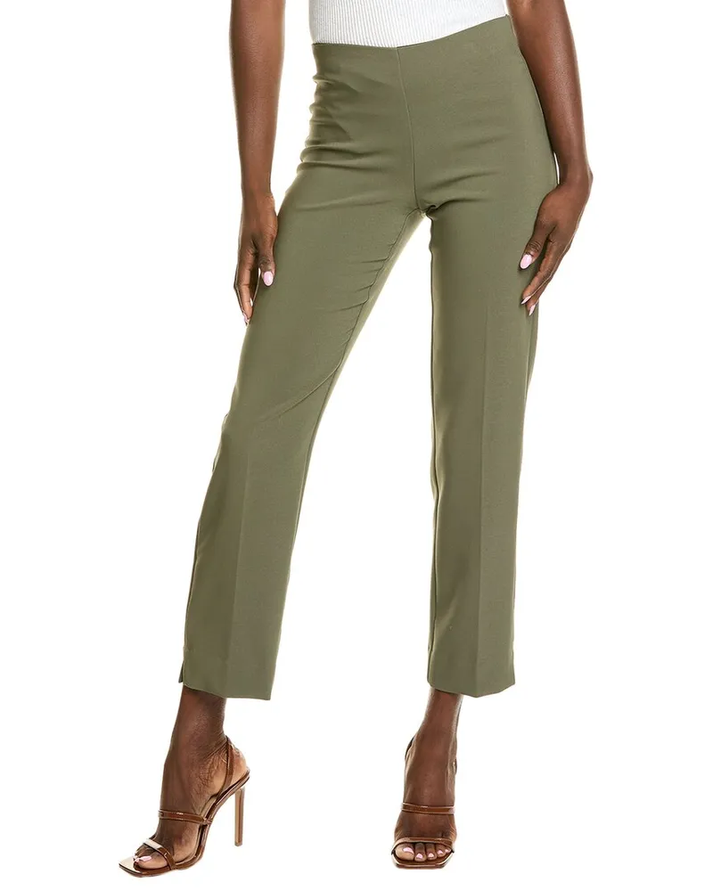 Anne Klein Straight Ankle Pant Green