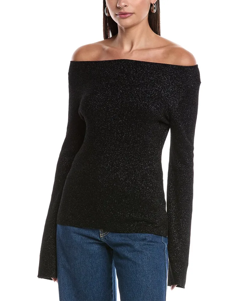 Bella Dahl Boatneck Sweater Black