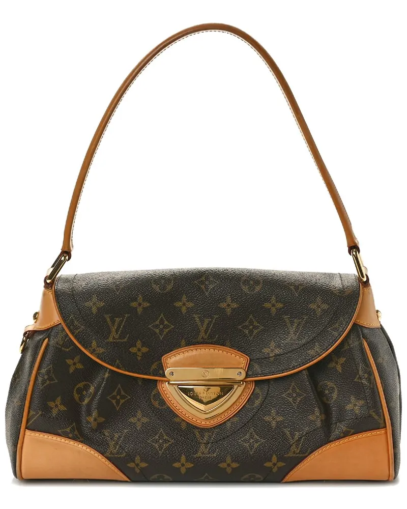 Louis Vuitton Brown Monogram Coated Canvas Beverly MM (Authentic Pre-Loved Nocolor