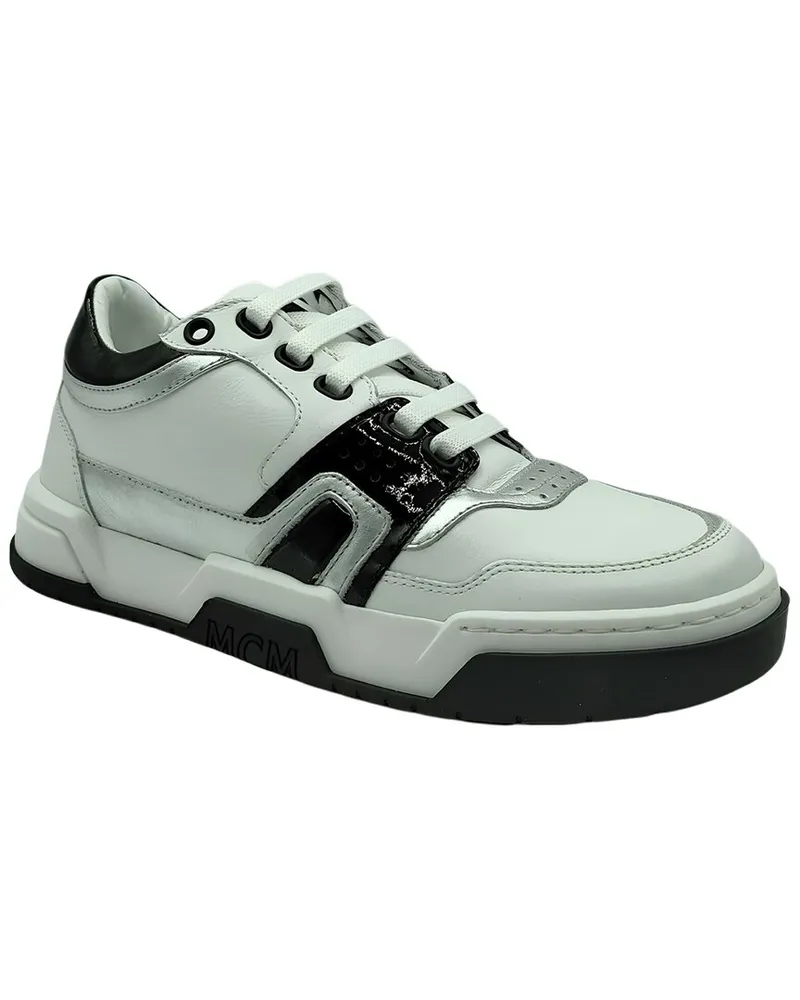 MCM Leather Sneaker White