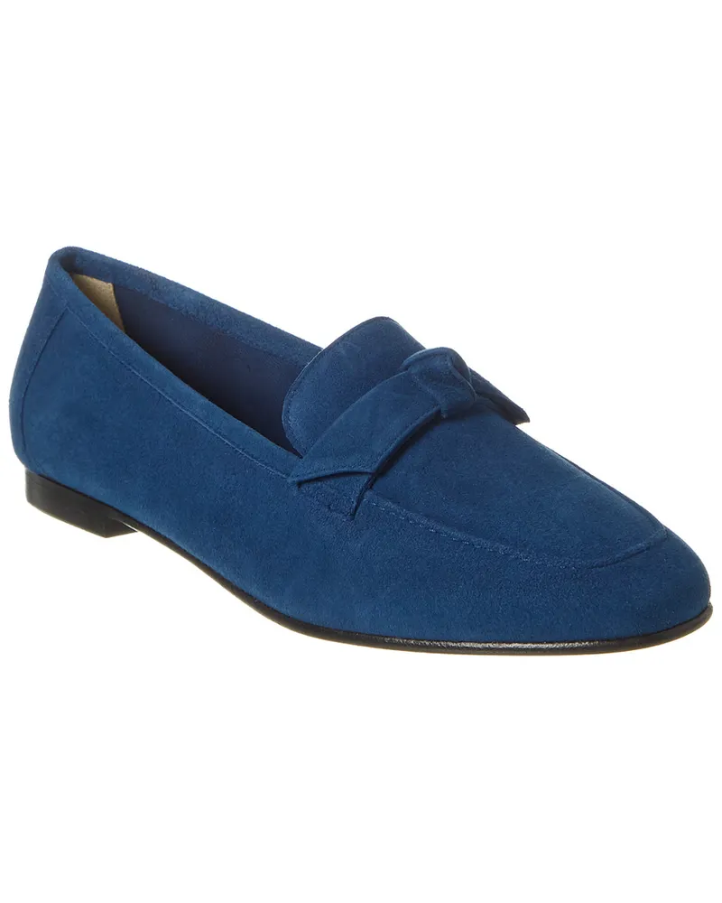 Alexandre Birman Becky Suede Loafer Blue