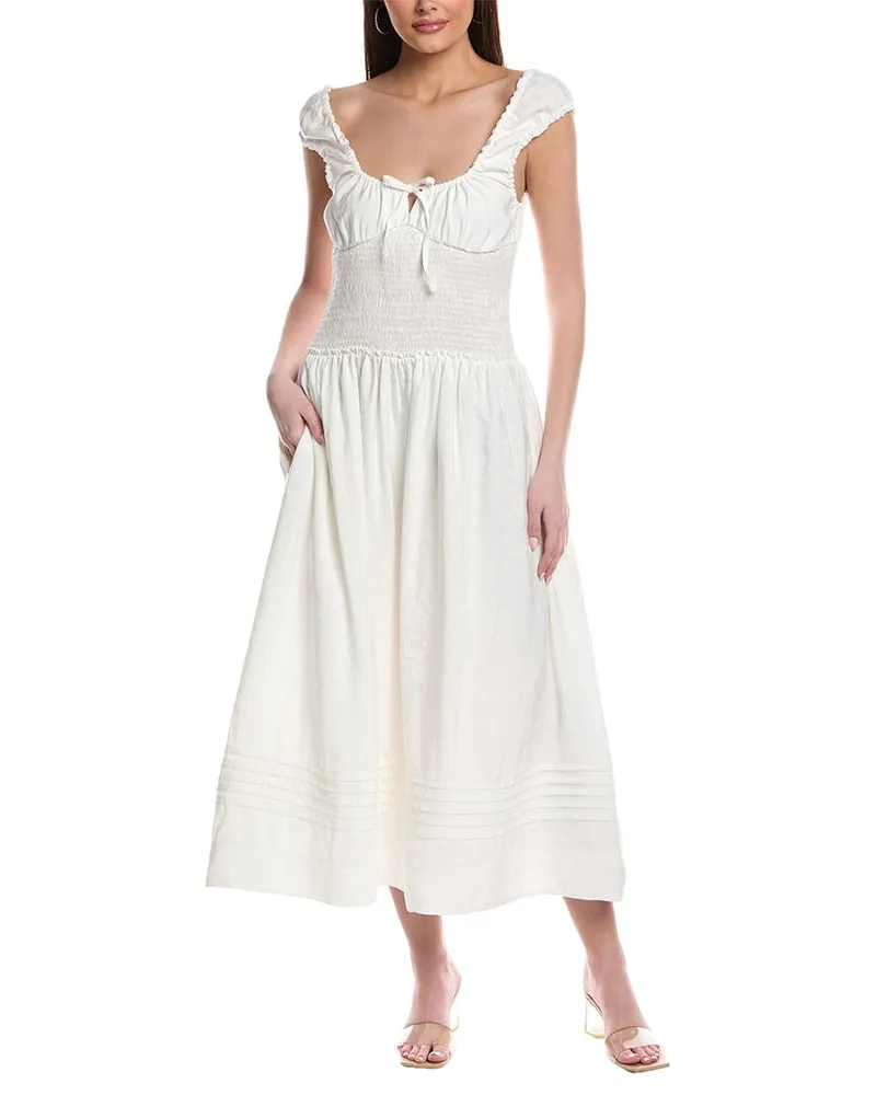 AllSaints Eliza Maxi Dress White