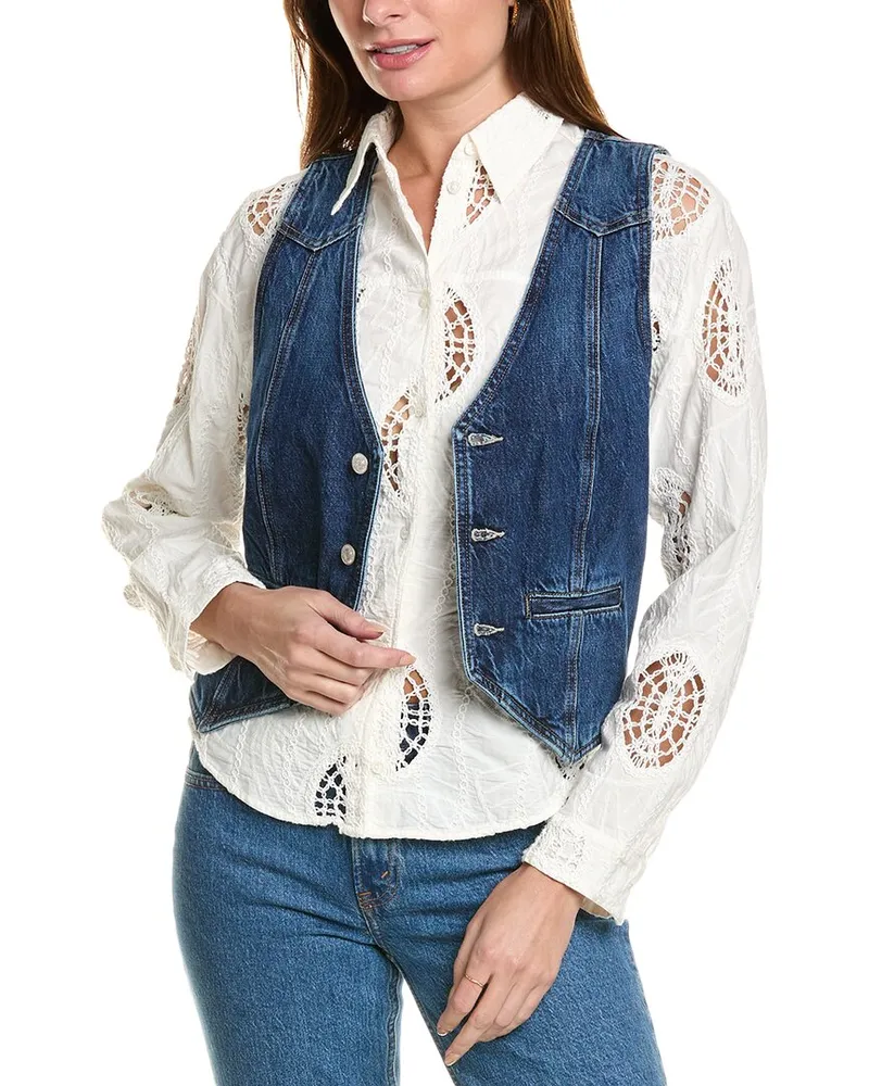 Mother The Masked Rider Vest Blue