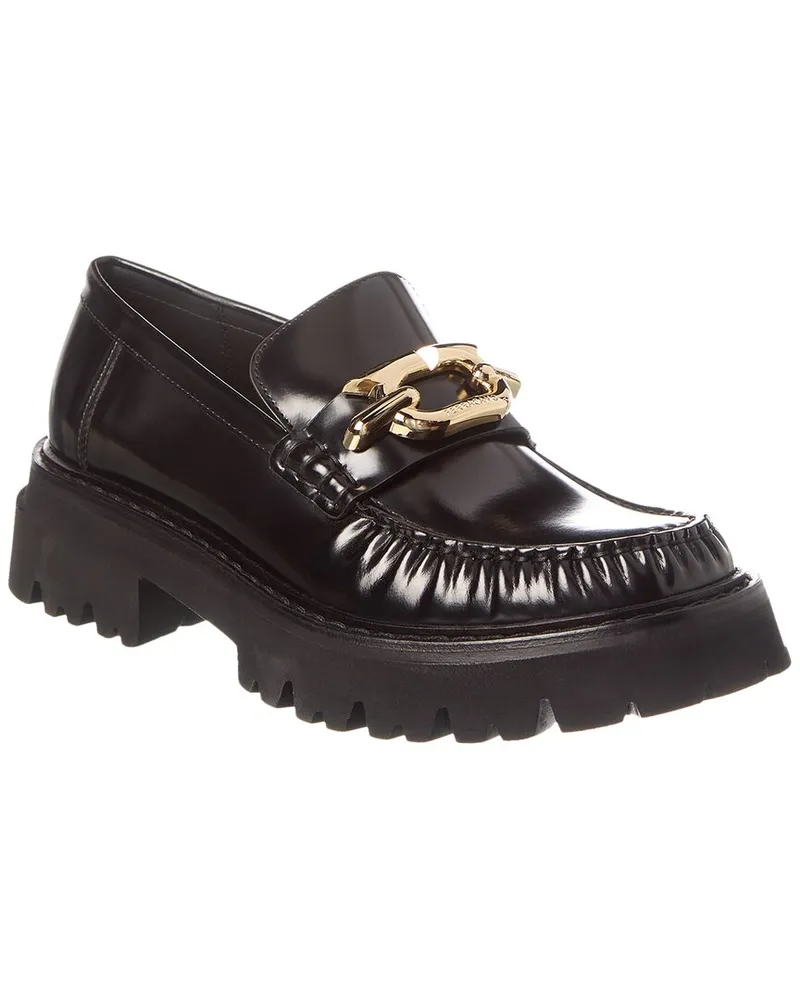 Ferragamo Ingrid Leather Loafer Black