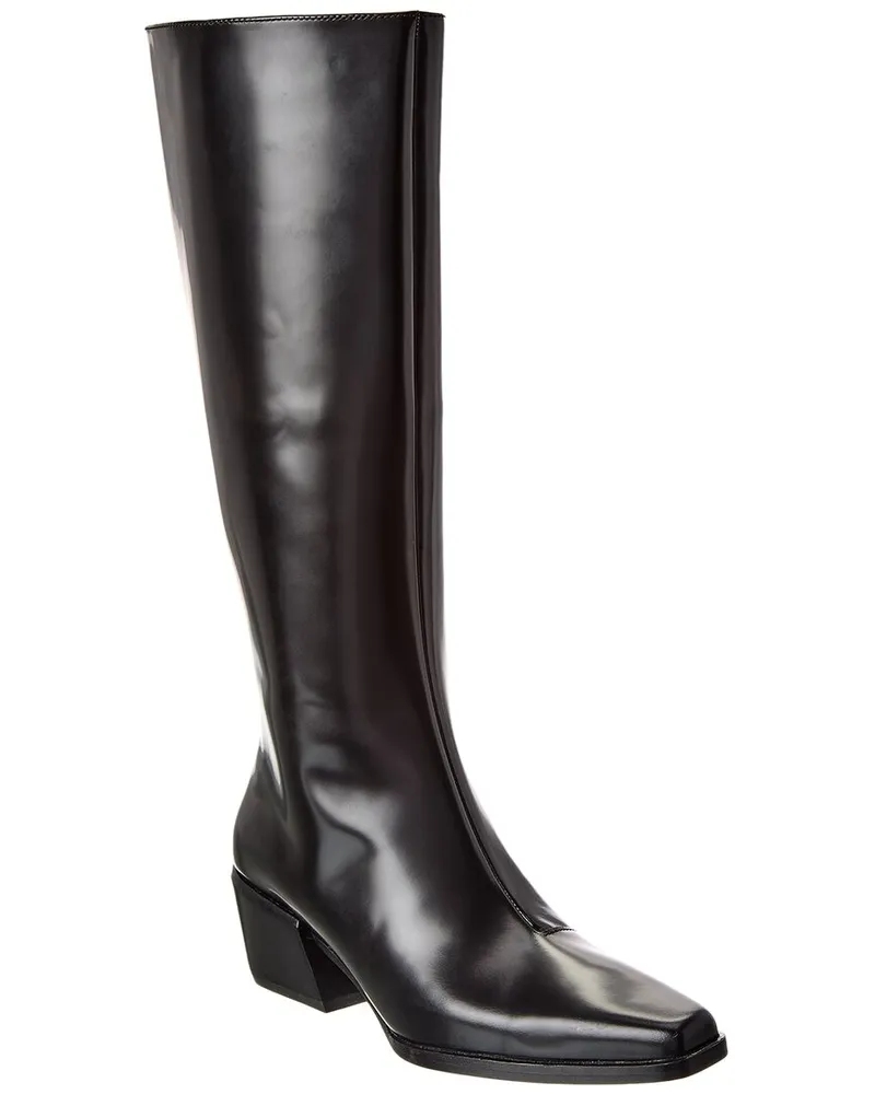 Rag & Bone Joni Leather Knee-High Boot Black