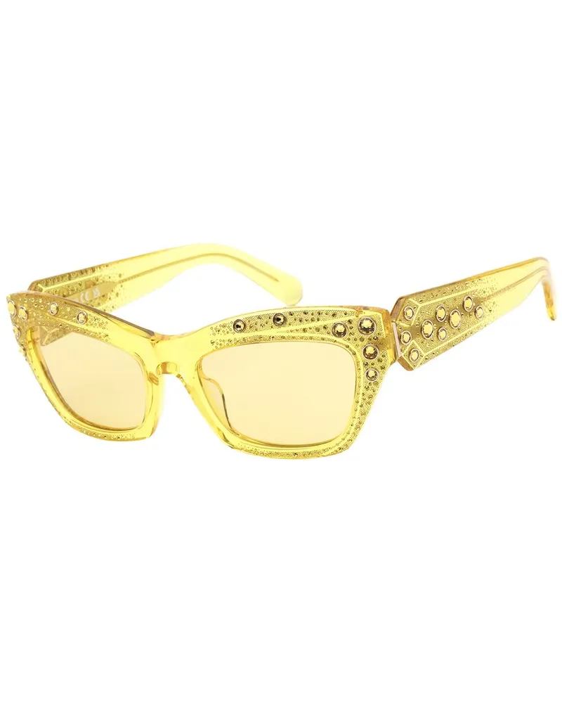 Swarovski Women's SK0380 55mm Sunglasses Yellow