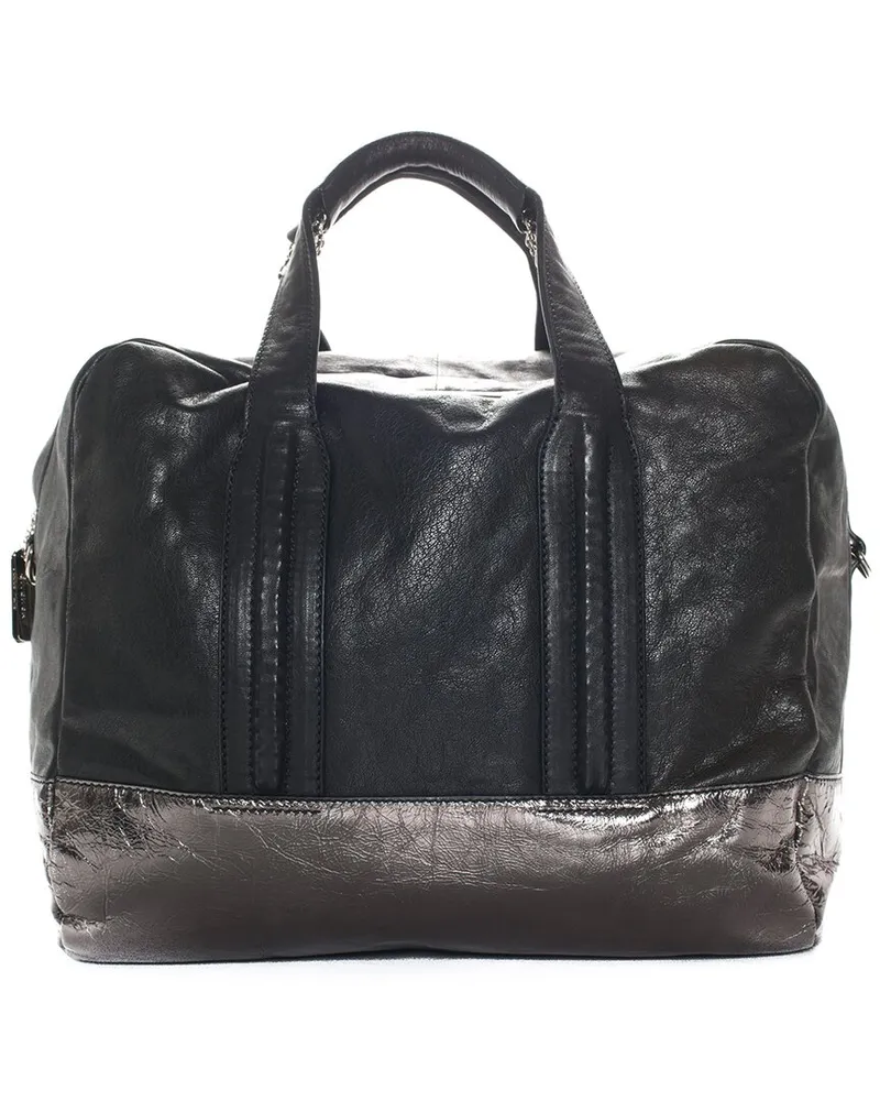 Givenchy Black Leather Carry-On Duffle Bag (Authentic Pre-Loved Nocolor