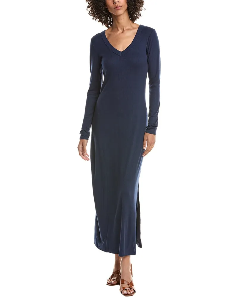 Michael Stars Fowler V-Neck Cami Maxi Dress Blue