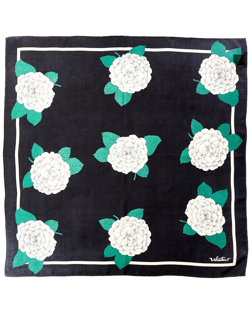 Valentino Garavani Silk Foulard Black