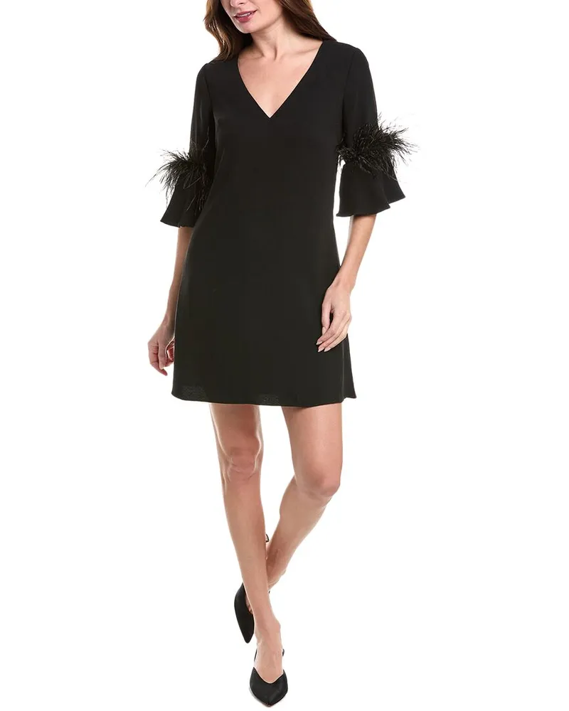 Aidan Mattox Trapeze Dress Black