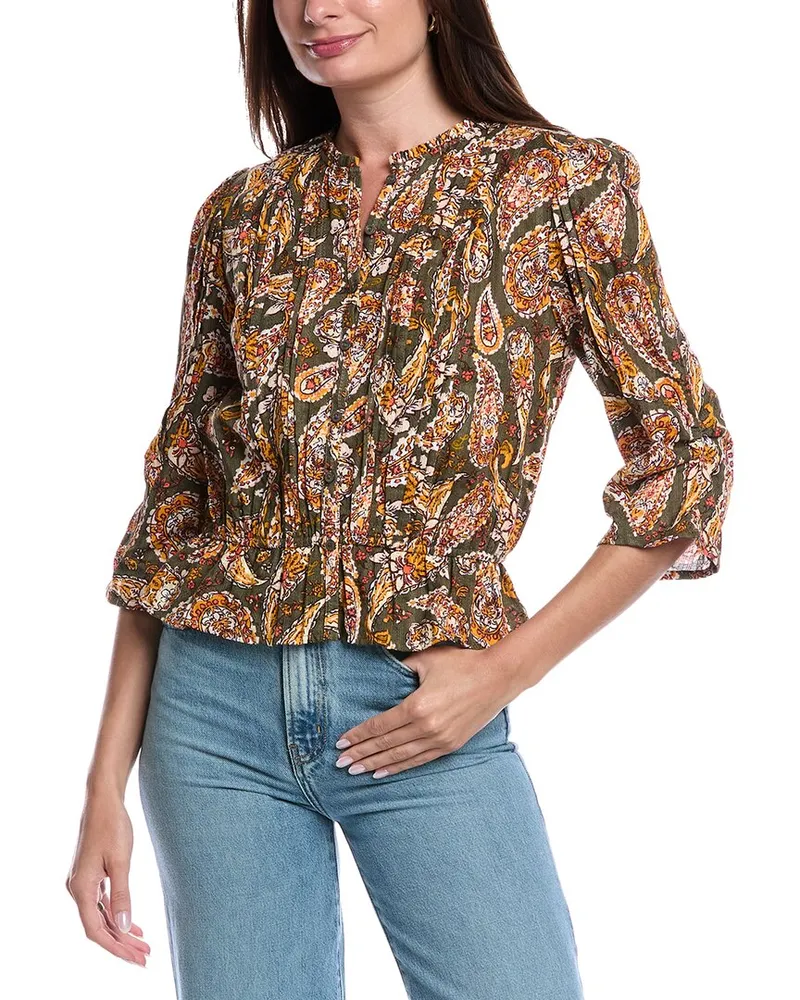 Sam Edelman Scarlette Blouse Green