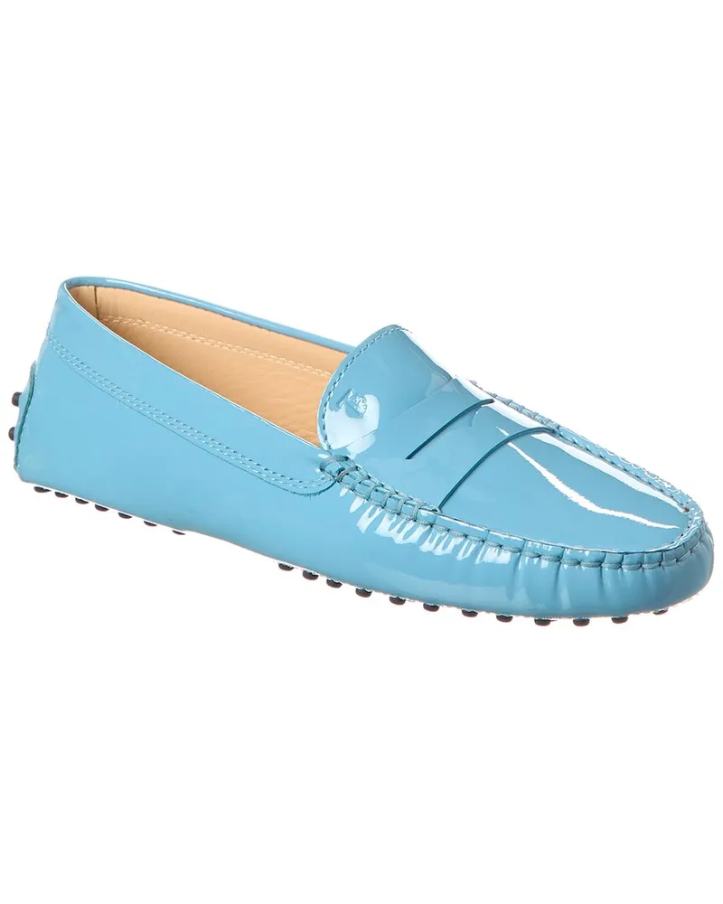 TOD'S TOD’s Gommino Patent Loafer Blue
