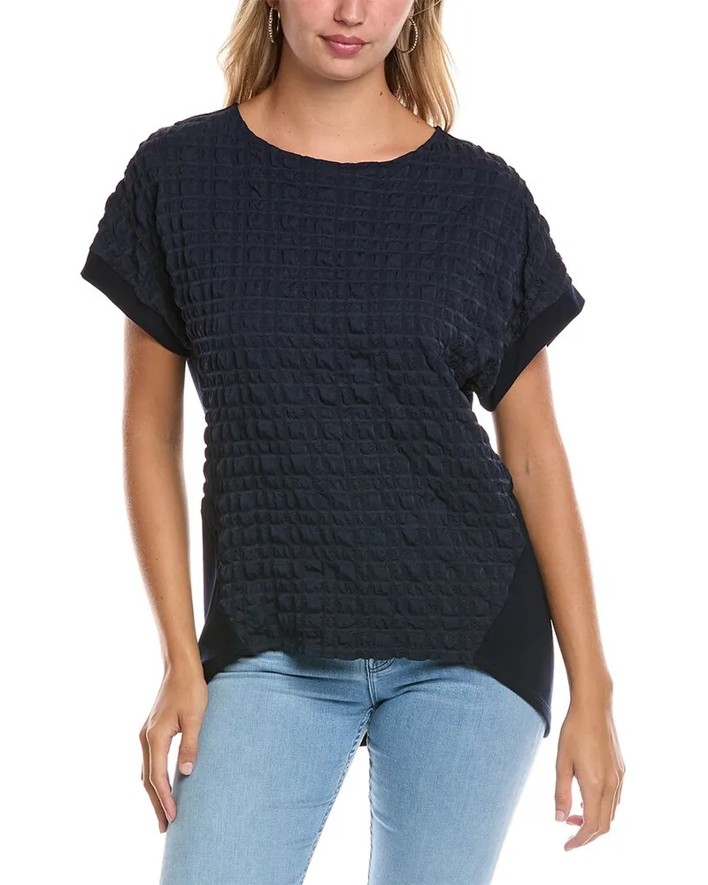 Joseph Ribkoff Textured Top Blue