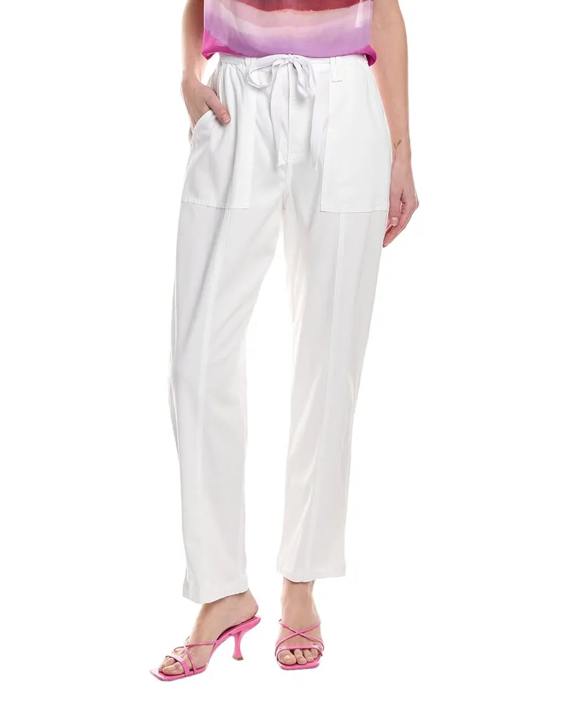 Bella Dahl Evie Ruffle Waist Seam Trouser Nocolor