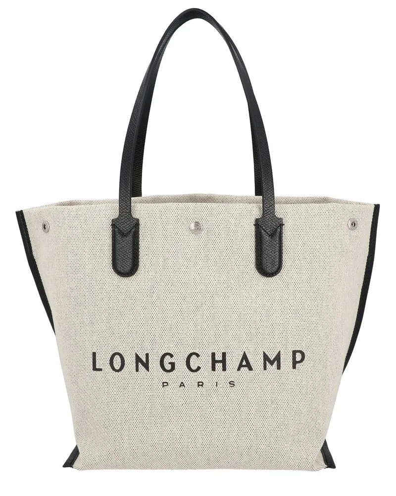 Longchamp Essential Large Canvas Long Handle Tote White