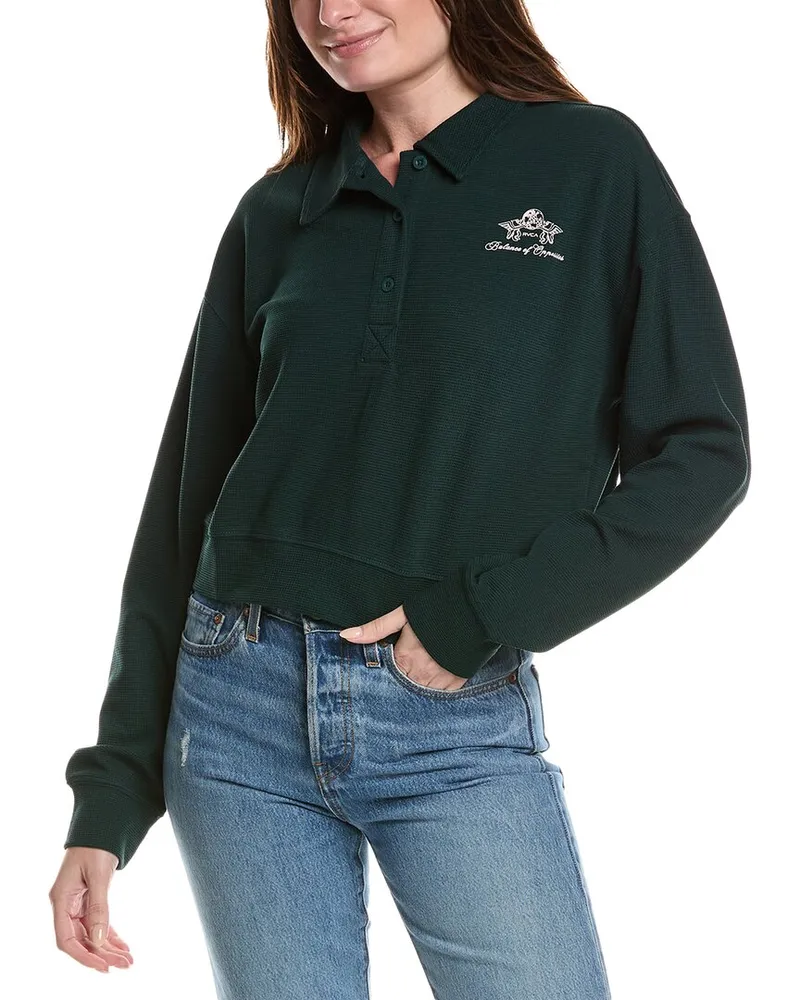 RVCA Waffle Jersey Top Green