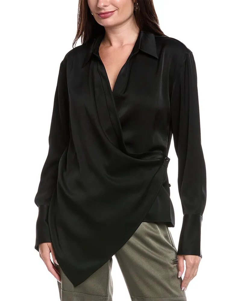 Helmut Lang Wrap Relax Shirt Black