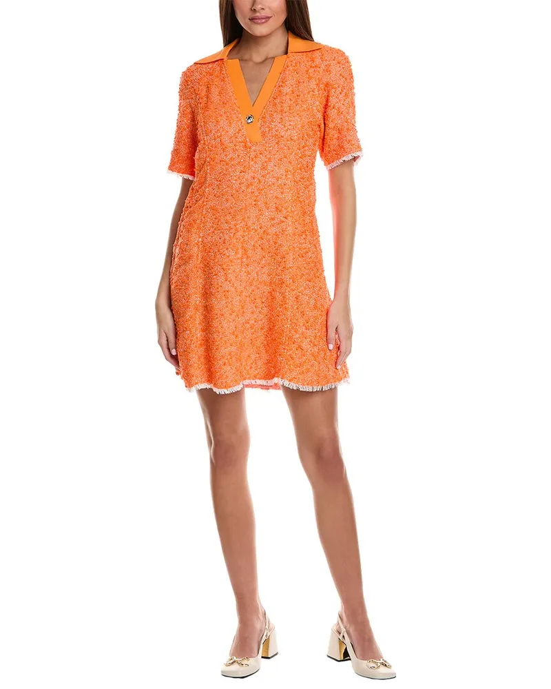 3.1 phillip lim Tweed Dress Orange