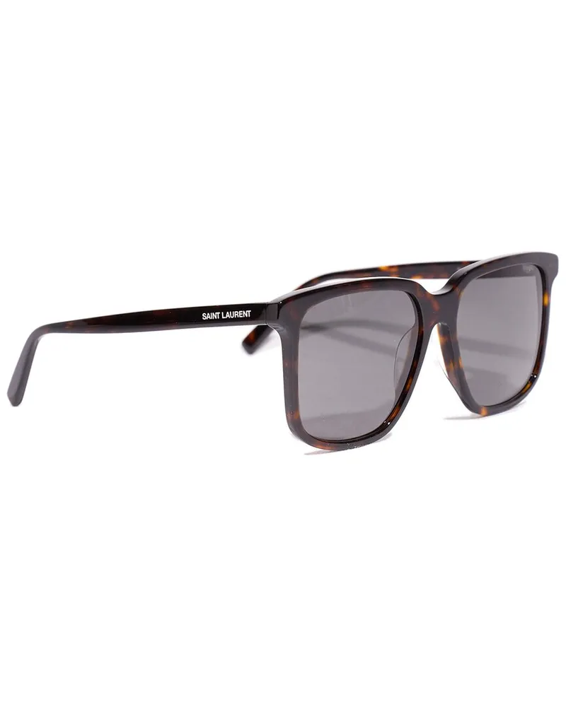 Saint Laurent Men's SL480 56mm Sunglasses Brown