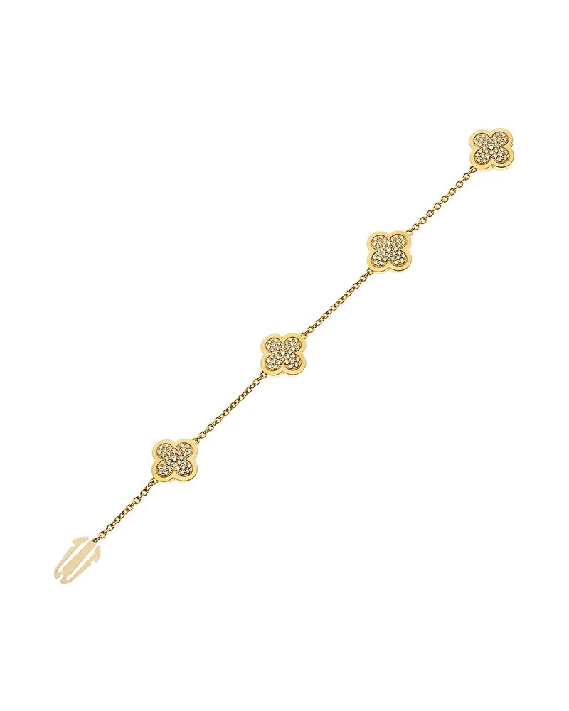 Van Cleef & Arpels 18K Diamond Bracelet (Authentic Pre-Loved Nocolor