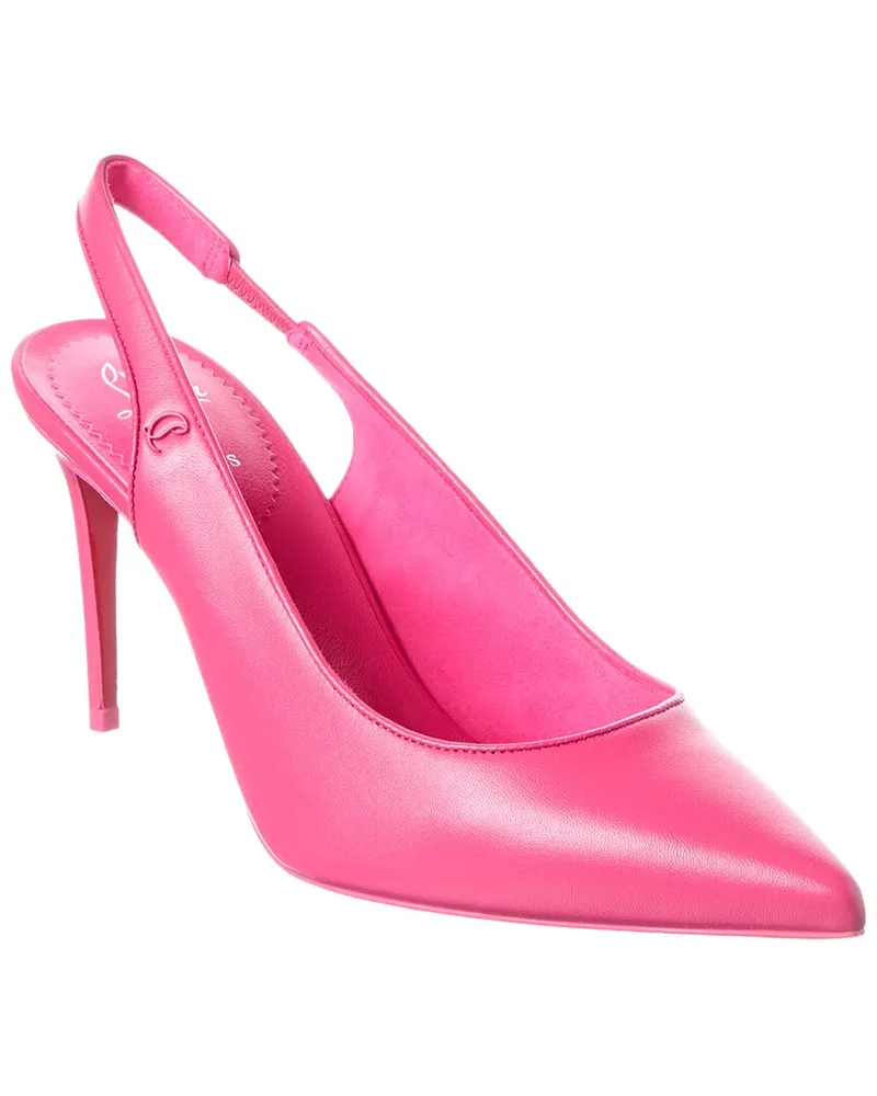 Christian Louboutin Sporty Kate 85 Leather Slingback Pump Pink
