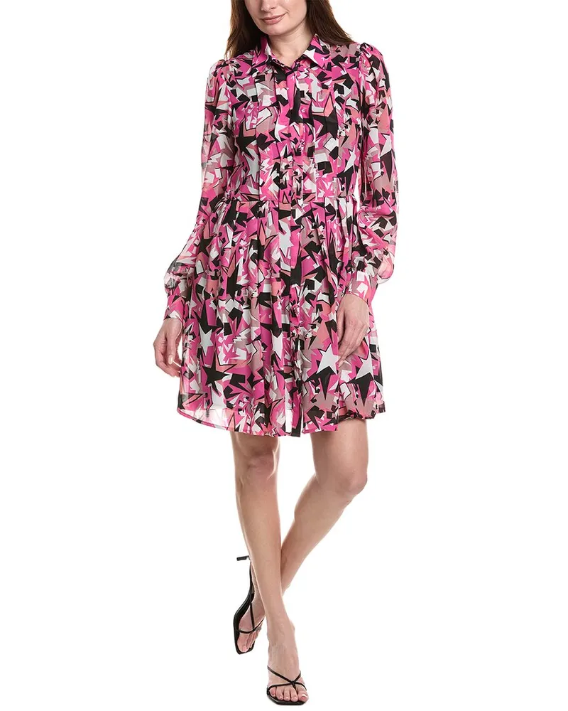 Silvian Heach Bonn Midi Dress Pink