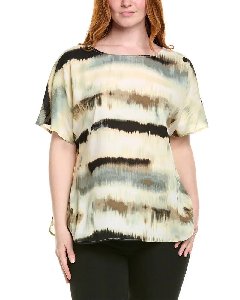 Anne Klein Plus Blouse Green