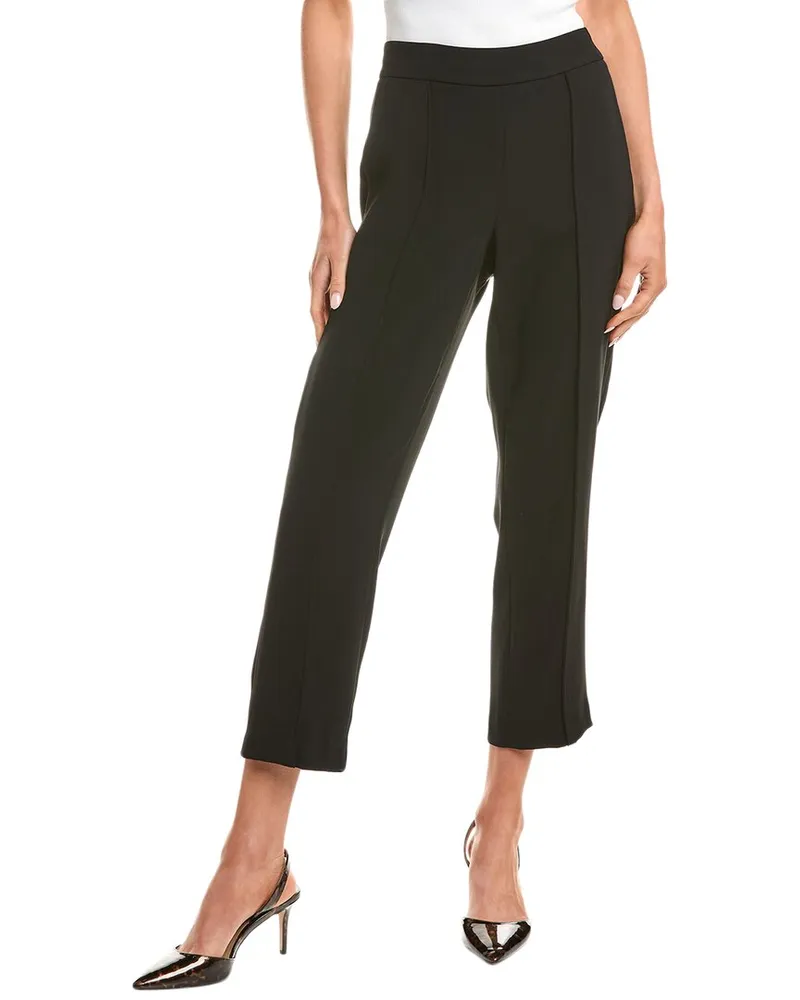 Vince Mid-Rise Tapered Pull-On Pant Black