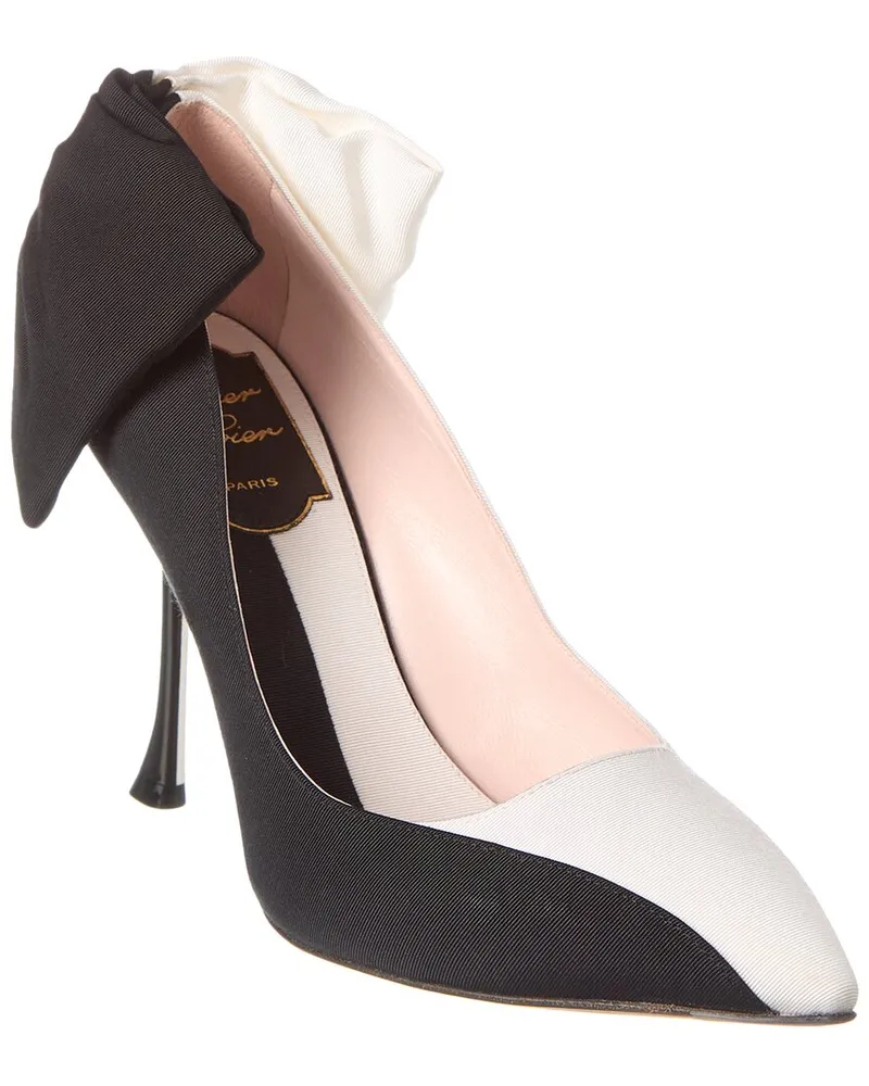 Roger Vivier Canvas Pump Black