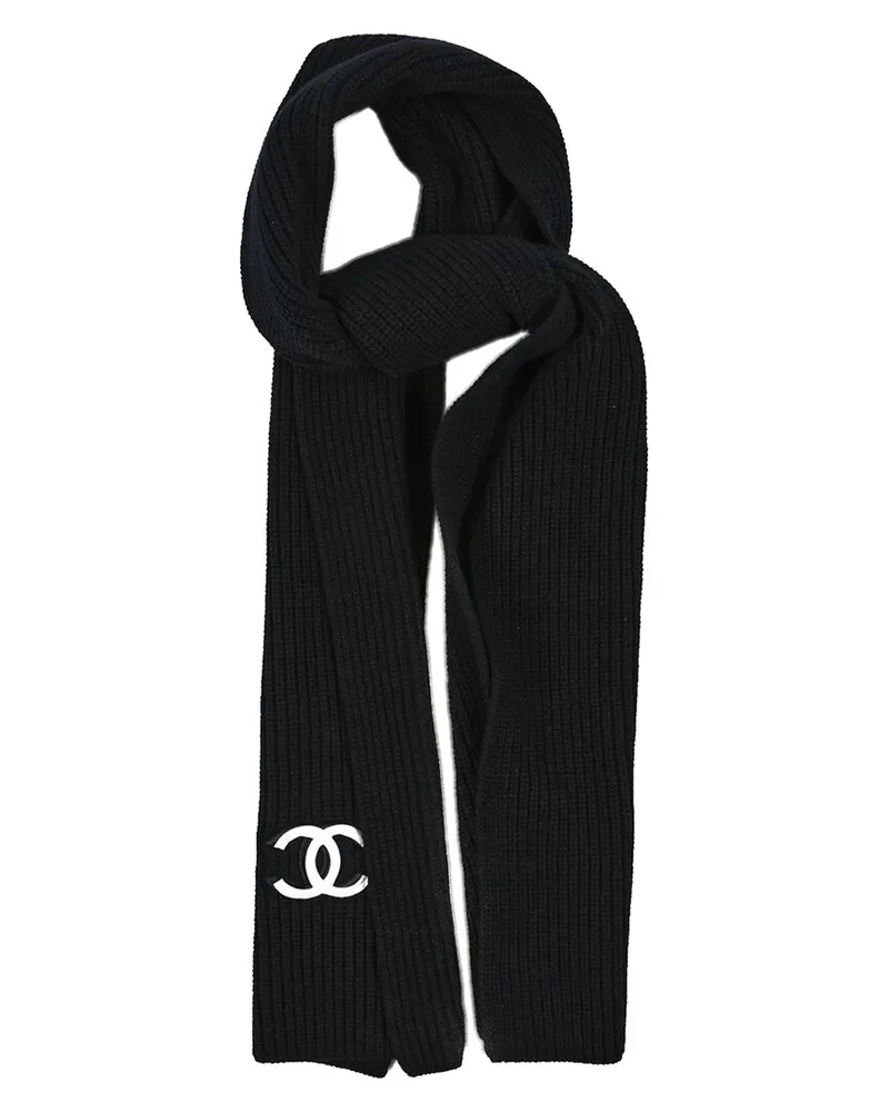 Chanel Wool Cashmere CC Scarf (Authentic Pre-Loved Nocolor