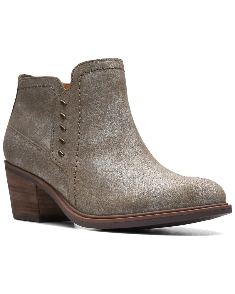 Clarks Neva Lo Leather Bootie Nocolor
