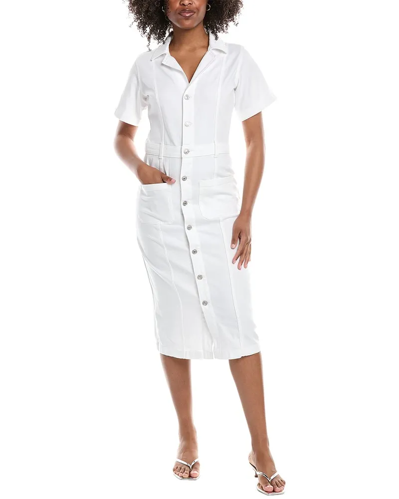 7 for all mankind Patch Pocket Midi Dress Nocolor