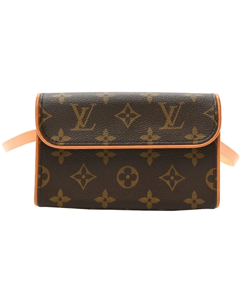 Louis Vuitton Monogram Canvas Pochette Florentine S (Authentic Pre-Loved Brown