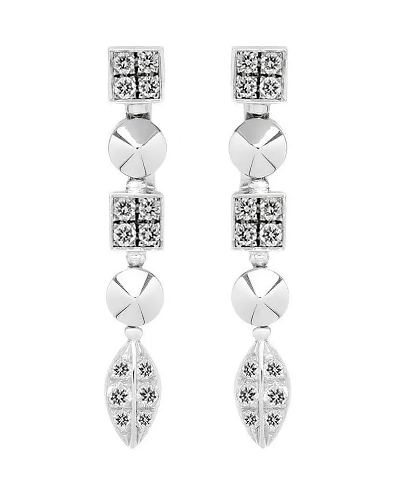 Bulgari 18K 0.40 ct. tw. Diamond Lucea Drop Earrings (Authentic Pre-Loved Nocolor