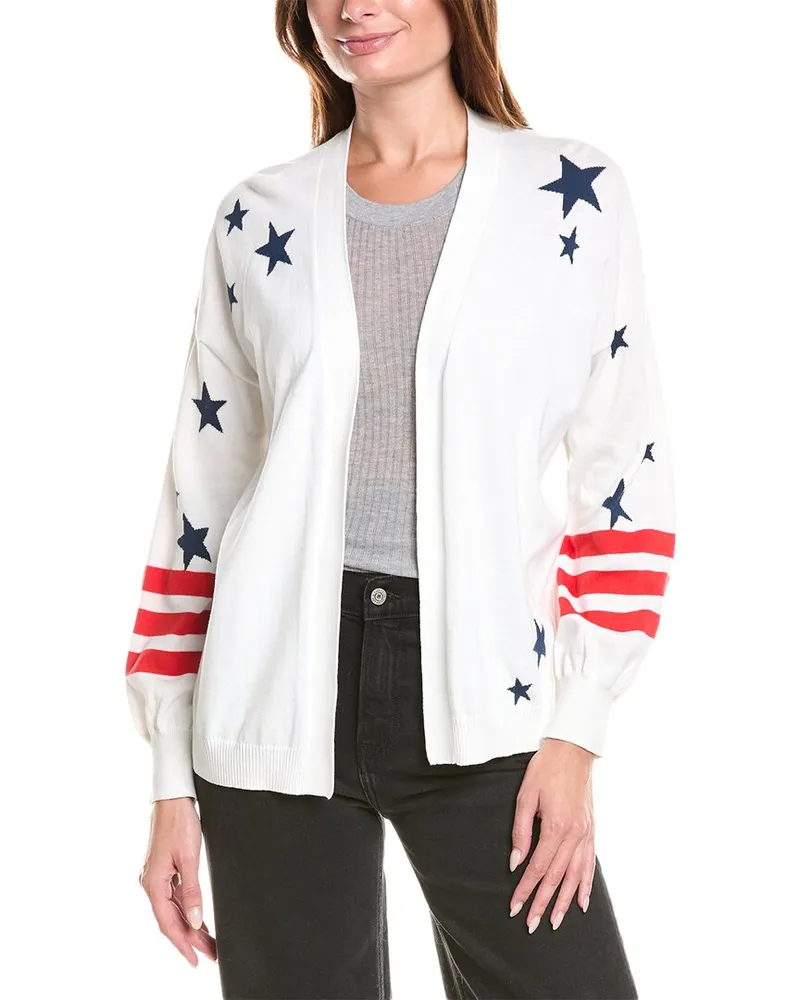 27 miles malibu Stars & Stripes Cardigan White