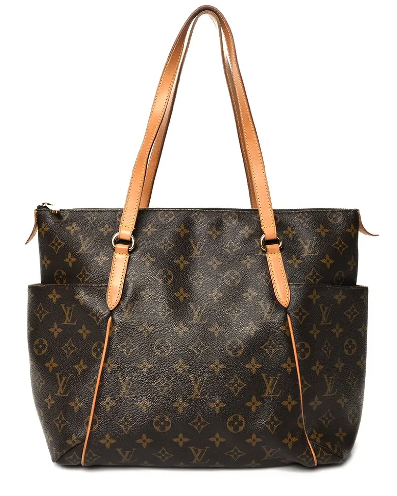 Louis Vuitton Brown Monogram Coated Canvas Totally MM (Authentic Pre-Loved Nocolor